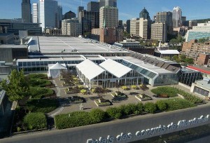Le toit vert du Palais des congr&Atilde;&uml;s de Montr&Atilde;&copy;al